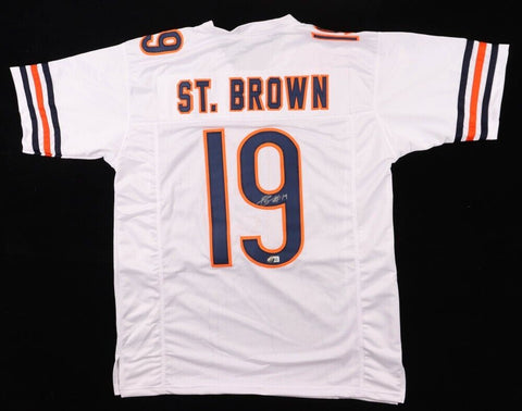 Equanimeous St. Brown Signed Chicago Bears Jersey (Beckett) Rookie Wide Receiver