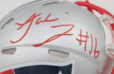 Jakobi Meyers Signed New England Patriots Speed Mini Helmet (Beckett COA) W.R.