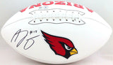 AJ Green Autographed Arizona Cardinals Logo Football- Beckett W *Black