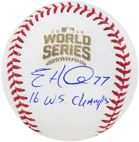 Eric Hinske Signed Rawlings 2016 World Series Baseball w/16 WS Champs - (SS COA)