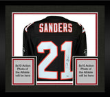 FRMD Deion Sanders Atlanta Falcons Signed Mitchell & Ness Black Replica Jersey
