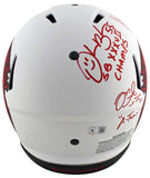 Bucs SB 37 Sapp, Brooks, Alstott +1 Signed Lunar F/S Speed Proline Helmet BAS W