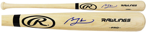 Ben Zobrist Signed Rawlings Pro Blonde Baseball Bat - (SCHWARTZ COA)