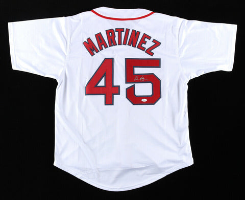 Pedro Martinez Signed Boston Red Sox Jersey (JSA Holo) 3xCy Young Award Winner