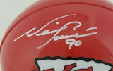 Neil Smith Signed Kansas City Chiefs Mini Helmet (JSA Witness COA)