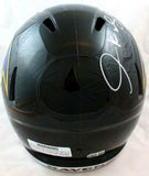 Derrick Mason Signed Baltimore Ravens F/S Speed Helmet- Beckett W Hologram