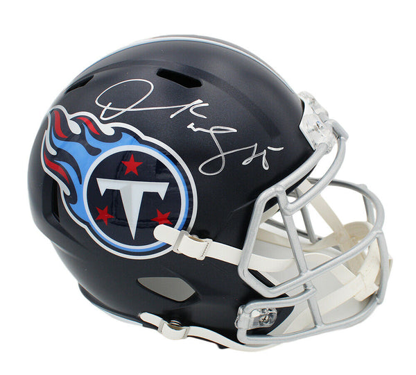 Derrick Mason Signed Tennessee Titans Speed Full Size NFL Helmet