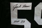 Jack Ham Autographed/Signed Pro Style Black XL Jersey HOF Beckett 35511