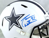 Jason Witten Autographed Dallas Cowboys F/S Flat White Helmet - Beckett Auth