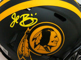 John Riggins Signed Washington Eclipse Speed Mini Helmet- BA W Hologram *Yellow