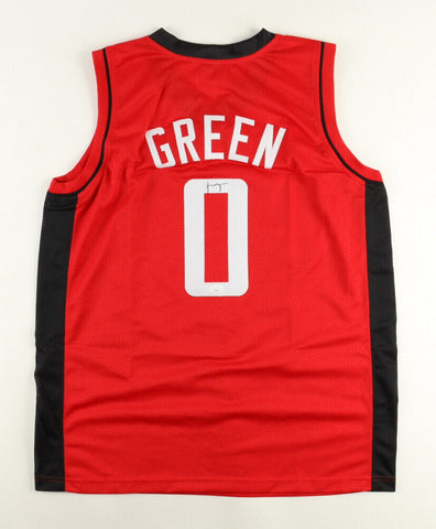 Jalen Green Signed Houston Rockets Jersey (JSA COA) 2021 #2 Overall Draft Pick