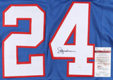 Ottis Anderson Signed New York Giants Throwback Jersey (JSA COA) Super Bowl MVP