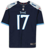 Frmd Ryan Tannehill Tennessee Titans Signed Navy Game Jersey & "Tannessee" Insc