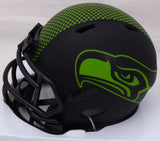 RUSSELL WILSON AUTOGRAPHED ECLIPSE SEAHAWKS MINI HELMET IN GREEN RW HOLO 178960