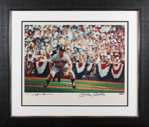 Mickey Mantle Authentic Signed 16x20 Framed Photo Auto Graded Gem 10! UDA & BAS
