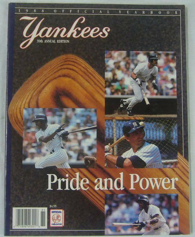 New York Yankees Authentic Official 1988 Program Yearbook