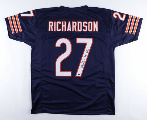 Mike Richardson Signed Chicago Bears Jersey Ins. "LA Mike" (Schwartz Sports COA)