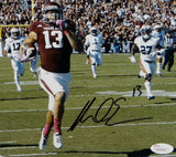 Mike Evans Signed *Blk Texas A&M 8x10 Running Against Auburn Photo- JSA W Auth