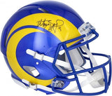 Matthew Stafford Rams Signed Riddell Super Bowl LVI Champs Speed Helmet