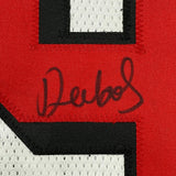 Framed Autographed/Signed Deebo Samuel 33x42 SF White Alternate Jersey JSA COA