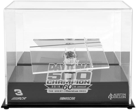 Austin Dillon 2018 Daytona 500 Champion 1:24 Die-Cast Display Case w/Platform