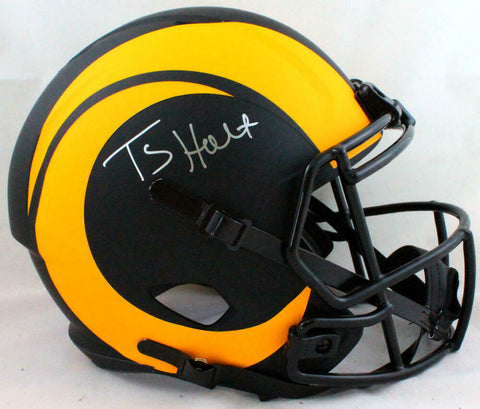 Torry Holt Autographed St. Louis Rams Eclipse Speed F/S Helmet- Beckett W *Slvr