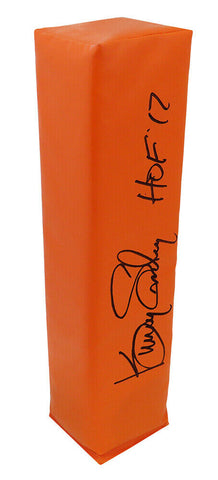 Kenny Easley (SEAHAWKS) Signed Orange Endzone Pylon w/HOF'17 - (SCHWARTZ COA)