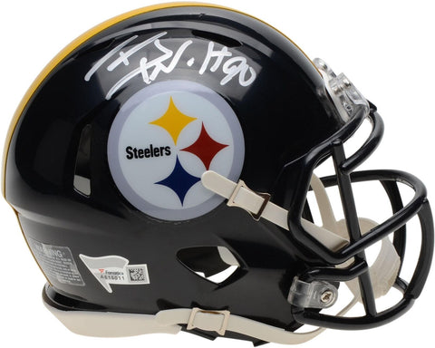 T.J. Watt Pittsburgh Steelers Autographed Riddell Speed Mini Helmet