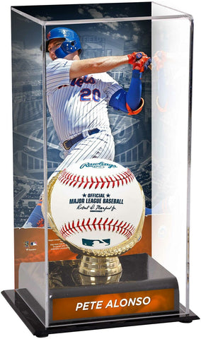 Pete Alonso New York Mets Gold Glove Display Case with Image