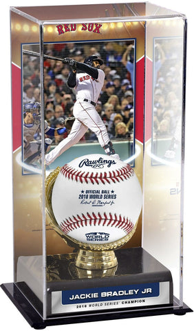 Jackie Bradley Jr. Boston Red Sox 2018 WS Champs Display Case with Image