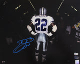 Emmitt Smith Autographed/Signed Dallas Cowboys 16x20 Photo Beckett 37124