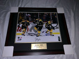 Patrice Bergeron Auto Autographed 16x20 Framed to 20x24 Bruins Photo NEP