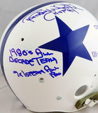 Randy White Autographed Dallas Cowboys F/S 60-63 TK Helmet w/ 5 Insc- JSA W Auth