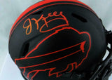 Jim Kelly Autographed Buffalo Bills Eclipse Mini Helmet - JSA W Auth *Red