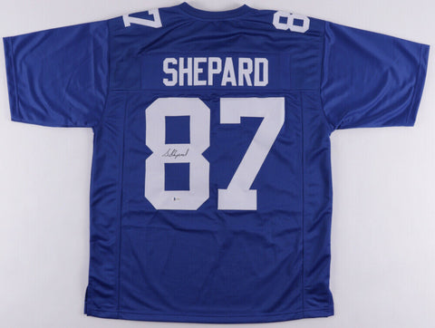 Sterling Shepard Signed Giants Jersey (Beckett COA) New Yorks #2 Pck 2016 Draft