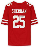 Framed Richard Sherman San Francisco 49ers Autographed Nike Red Game Jersey