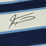 FRAMED Autographed/Signed JEVON KEARSE 33x42 Tennessee Dark Blue Jersey JSA COA