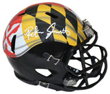 Rakim Jarrett Autographed Maryland Terrapins Pride Mini Helmet Beckett 37321