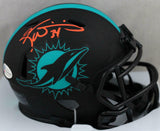 Ricky Williams Signed Miami Dolphins Eclipse Mini Helmet- Beckett W Auth *Orange