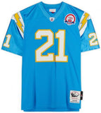 LaDainian Tomlinsonon Chargers Signed Mitchell & Ness Powder Jersey w/HOF Insc