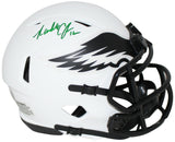 Randall Cunningham Signed Philadelphia Eagles Lunar Mini Helmet BAS 30863