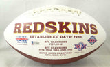Adrian Peterson Autographed Washington Redskins Logo Football-Beckett Auth *Blk
