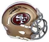 49ers Patrick Willis Authentic Signed Speed Mini Helmet Autographed BAS Witness