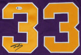 Shaquille O'Neal Signed L.S.U. Tigers Jersey (Beckett COA) Magic, Lakers, Heat