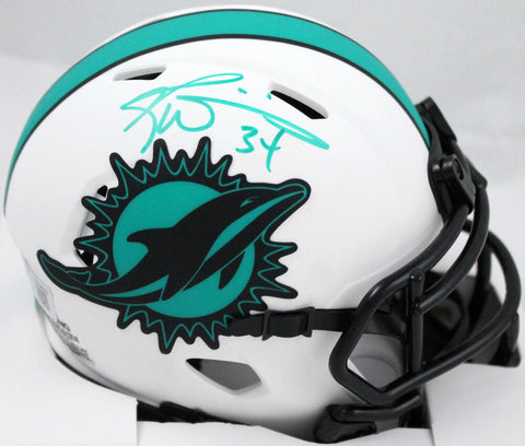Ricky Williams Autographed Miami Dolphins Lunar Speed Mini Helmet-Beckett W Holo