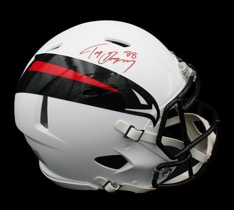 Tony Gonzalez Signed Atlanta Falcons Speed Authentic AMP NFL Helmet