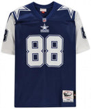 Michael Irvin Cowboys Signed Mitchell & Ness 1995 Throwback Nvy Jersey w/Insc
