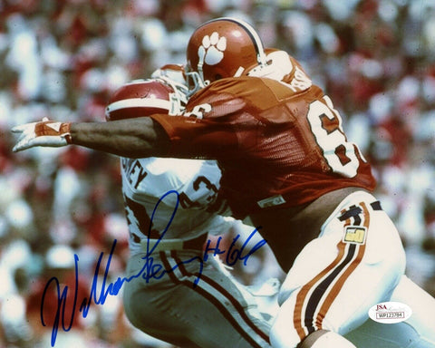 WILLIAM PERRY AUTOGRAPHED SIGNED CLEMSON TIGERS 8x10 PHOTO JSA