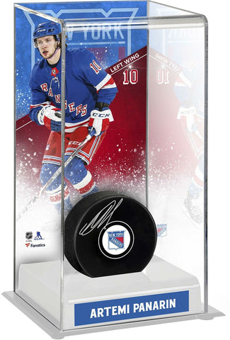 Artemi Panarin New York Rangers Deluxe Tall Hockey Puck Case