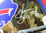 Kelly/Reed/Thomas Signed Bills F/S Camo Authentic Helmet w/HOF - JSA W *White